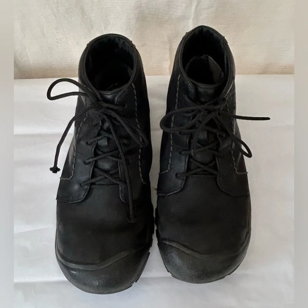 Keen Men's Neutral Black Comfy Casual Leather Boots